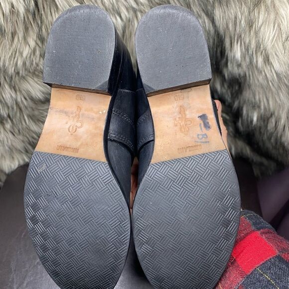 Cole Haan Air Whitley D36038 Black Leather Knee High Women Harness Boots Sz 5.5B - Picture 6 of 9